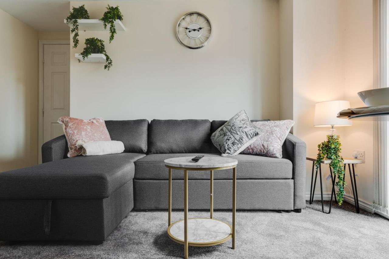 Stylish 2 Bed Manchester Flat Bagian luar foto