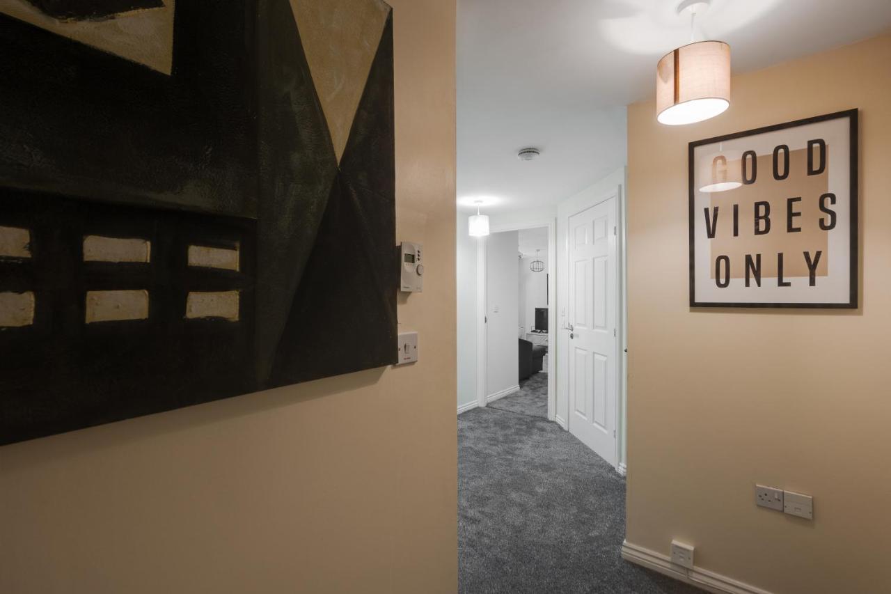 Stylish 2 Bed Manchester Flat Bagian luar foto